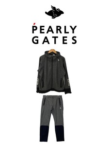 ‡新品国内正規　PEARLY GATES　パーリーゲイツ メンズ 保温 フードジャケット&パンツ (TEXBRID:ストレッチ性・上下セットアップ　サイズ4