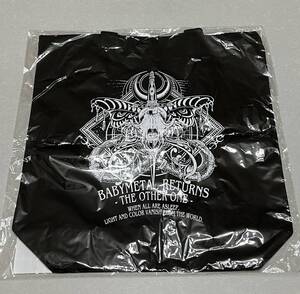 BABYMETAL RETURNS THE OTHER ONE グッズ「MONOCHROME」トートバッグ ベビメタ　ベビーメタル　幕張　公式グッズ　未開封品