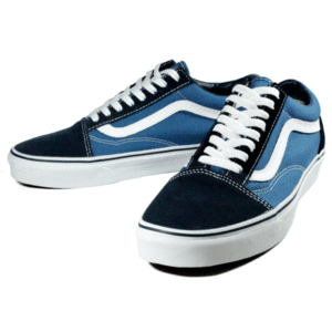 新品 VANS バンズ US アメリカ企画 OLDSKOOL オールドスクール 定番 Navy 青紺 ツートン スニーカー メンズ US9.5（27.5cm）