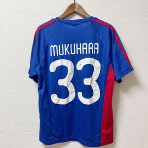 adidas アディダス FC東京 椋原健太 #33 直筆サイン入り 応援 レプリカユニフォーム Mサイズ ポリエステル Jリーグ