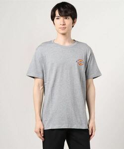 Dickies ワンポイントロゴ Tシャツ ディッキーズ グレー M 半袖