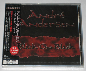 [未開封新品]アンドレ.アンダーセン ブラック.オン.ブラック国内盤CD(Andr Andersen Black on Black,Japanese Edition CD Factory Sealed)