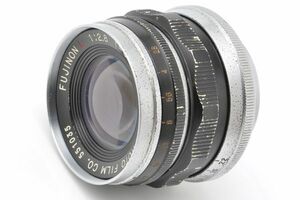 FUJINON L 5cm F2.8 フジノン Ｌ Lマウント L39 富士写真フイルム FUJI PHOTO FILM 日本 5/2.8 50 28 ライカ Leica ライツ Leitz