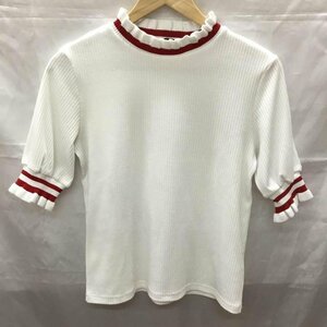 INGNI M イング カットソー 半袖 半袖カットソー プリントTシャツ クルーネックカットソー フリル Cut and Sewn 10113308