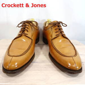 【定番】クロケットアンドジョーンズ　Ｕチップダービーシューズ　HARDWICK　Crockett&Jones　ＵＫ８Ｅ　JP26.5相当　明茶