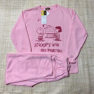 新品『西川リビング・SNOOPYレディス長袖長パンツスウェットスーツLサイズ』 ☆スヌーピー