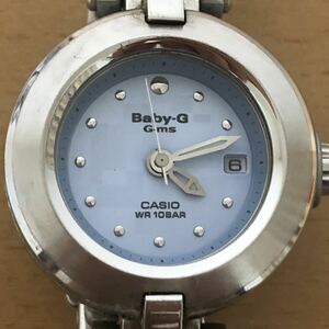 308-0434 CASIO カシオ　Baby-G G-ms レディース腕時計　金属ベルト　クオーツ　MSG-100 電池切れ　動作未確認