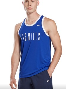 ２XO　★Reebok★新品★レスミルズ★Lesmills★レズミルズ　青色　タンクトップ