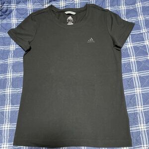 美品adidas CLIMALITE COTTON Tシャツ 黒 ね