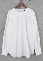 BLACK COMME des GARCONS ブラック コムデギャルソン 1H-B010 前後反転 長袖 シャツ ホワイト サイズXL