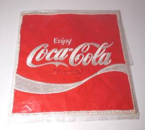 Coca-Cola/コカ・コーラ Enjoy Coca Cola 刺繍 ワッペン 袋入り 未開封品 約14,5cm×14,8cm