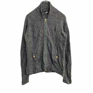 J.CREW ジップアップ ニットセーター Sサイズ ジェイクルー レディース グレー 古着卸 アメリカ仕入 t2202-3775