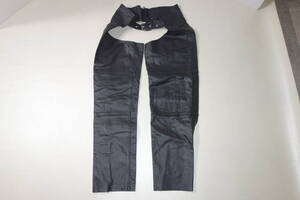 レザーチャップス chaps ブラック 黒 W32