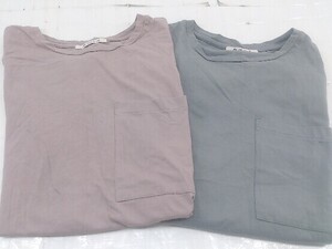 ◇ 《 pual ce cin ピュアルセシン まとめ売り2点セット Mサイズ相当 ノースリーブ Tシャツ カットソー レディース 》 P