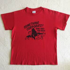 ビンテージ Something corporate Tシャツ サムシングコーポイト エモコア 検 ジャックスマネキン Drive thru Records New found glory