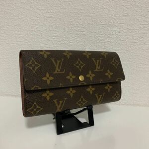 使用回数少　美品　 LOUIS VUITTON ルイヴィトン モノグラム ポルトフォイユ サラ ブラウン系 長財布