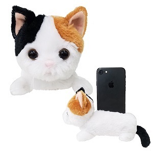 新品★スマホスタンド★三毛猫★ねこ★ペン立て、メガネ立て、リモコン立てにも♪★猫雑貨