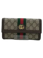 GUCCI 長財布 レザー ベージュ 総柄 レディース 523153・2149 オフィディアGG