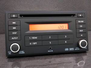 ☆日産 純正 2DINワイドCDデッキ B8185-89951 HS-C5482A CD/MP3/AM/FM/AUX☆40133202