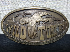 BERGAMOT BRASS WORKS WILD TURKEY ベルトバックル B