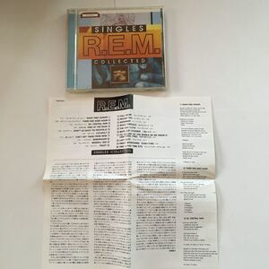 R.E.M. SINGLES シングルス・コレクテッド（Singles Collected）ベスト盤（インディーズ時代のシングル集）マイケル・スタイプ 国内盤