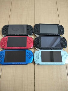 【ジャンク】 プレイステーションポータブル PSP PSP−1000 PSP−2000 PSP−3000 まとめ 6台 セット SONY