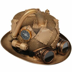 xd600工場直販 高品質 実物撮影 steampunk スチームパンク ゴーグル コンパス ハロウィン イベント コスプレ道具 帽子 頭回り：56～60ｃｍ