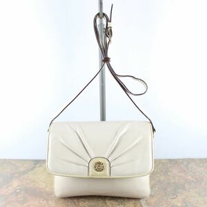 VINTAGE CELINE CARRIAGE LOGO LEATHER SHOULDER BAG/ヴィンテージセリーヌ馬車ロゴレザーショルダーバッグ