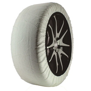 ISSE イッセ スノーソックス スーパーモデル タイヤサイズ185/80R16に対応 高品質タイプ ホワイト (サイズ70/2個入り) 布製タイヤチェーン