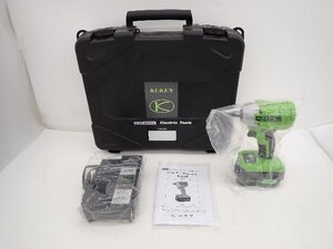 【未開封品】KUKEN 空研 18V 充電式インパクトレンチセット KW-E160PRO ケース/説明書/バッテリー/充電器付 ∽ 7072C-1