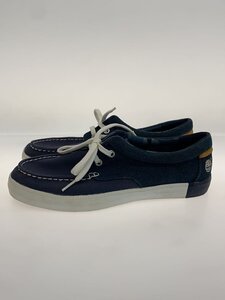 Timberland◆デッキシューズ/26.5cm/ネイビー/キャンバス/A18M7/デニム切替