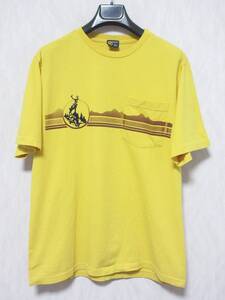 NAUTICA ノーティカ Tシャツ 半袖 メンズ M 黄　yg5258