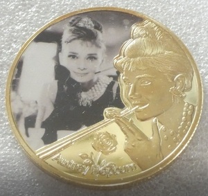 オードリーヘップバーン 肖像画コイン メダル Audrey Hepburn