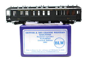 HOn3 BLW D&RGW Rio Grande Business Car B-2 Limited Edition 2001