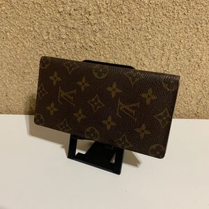 美品　 LOUIS VUITTON ルイヴィトン モノグラム ブラウン系 長財布 札入れ 二つ折り財布