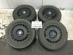 希少 O.Z レーシング 当時物 6J+41 PCD100 4穴 ハブ径58㎜ 175/965R14 ダンロップ 2019年 バリ山 010293