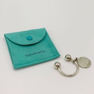 TIFFANY＆Co．ティファニー サークルタグ キーリング/キーホルダー 店頭/他モール併売《ブランド・山城店》S477