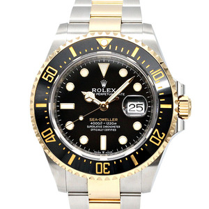 ロレックス ROLEX シードゥエラー 126603 ブラック文字盤 ランダム SS/YG メンズ腕時計 自動巻き 43mm SEA-DWELLER