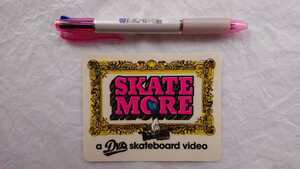 ★新品 DVS SKATE MORE ステッカー スケードボード