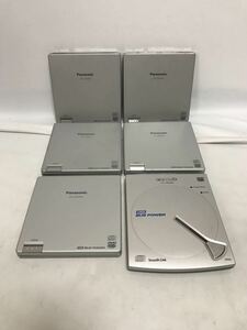 Panasonic パナソニック KXL-CB35AN ×1台 KXL-CB45AN ×5台 ポータブル DVD-ROM & CD-R/RWドライブ 動作不可 部品取り ジャンク 1511n2000