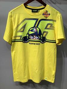 【新品未使用品】 VR46 Valentino Rossi ヴァレンティノ ロッシ CUPOLINO Tee オフィシャル Tシャツ イエロー Mサイズ　