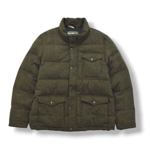 ★雰囲気良 エディーバウアー Eddie Bauer EB550 ウール ダウン ジャケット XL ブラウン メンズ アウトドア カジュアル アウター 防寒★