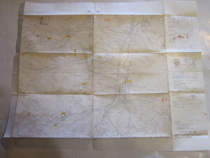 古地図　赤倉　2万5千分の1地形図◆昭和49年◆新潟県　長野県