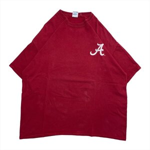 アラバマ クリムゾンタイド Tシャツ 半袖 レッド 古着 メンズ XXL アメフト カレッジ 大学 クリーニング済み