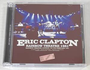 ◆ERIC CLAPTON/エリック・クラプトン◆RAINBOW THEATRE 1981(2CD)81年ロンドン/プレス盤