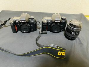 Nikon ニコン フィルムカメラ F80 2台/ AF nikkor 28-70mm 1:3.5-4.5 D まとめて　現状品