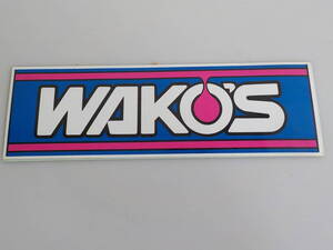 旧車 WAKO’S　ワコーズ　ステッカー 昭和 レトロ オートアクセサリー