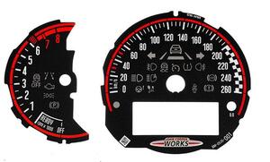 新品 激安価 BMW mini ミニF54 F55 F56 F57 F60専用 スピ―ドメ―タ―　タコメーター カバーインテリア　黒