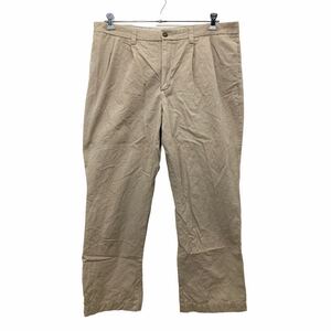 DOCKERS チノパン W40 ドッカーズ ビッグサイズ タックパンツ ベージュ 古着卸 アメリカ仕入 2408-195