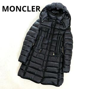 1円～ 人気 MONCLER モンクレール ダウンコート HERMINE エルミンヌ ブラック 黒 サイズ00 レディース ダウンジャケット 